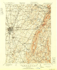 Hagerstown Maryland Historical topographic map, 1:62500 scale, 15 X 15 Minute, Year 1912