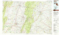 Hagerstown Maryland Historical topographic map, 1:100000 scale, 30 X 60 Minute, Year 1983