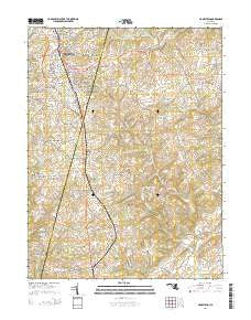Hampstead Maryland Historical topographic map, 1:24000 scale, 7.5 X 7.5 Minute, Year 2014