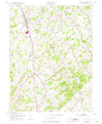 Hampstead Maryland Historical topographic map, 1:24000 scale, 7.5 X 7.5 Minute, Year 1953