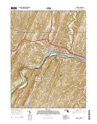 Hancock Maryland Historical topographic map, 1:24000 scale, 7.5 X 7.5 Minute, Year 2014