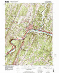 Hancock Maryland Historical topographic map, 1:24000 scale, 7.5 X 7.5 Minute, Year 1996