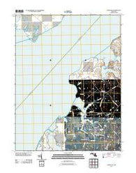 Hanesville Maryland Historical topographic map, 1:24000 scale, 7.5 X 7.5 Minute, Year 2011