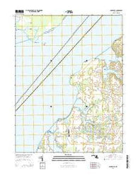 Hanesville Maryland Historical topographic map, 1:24000 scale, 7.5 X 7.5 Minute, Year 2014