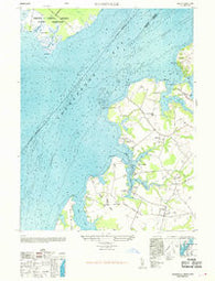Hanesville Maryland Historical topographic map, 1:24000 scale, 7.5 X 7.5 Minute, Year 1969