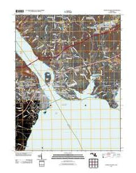 Havre De Grace Maryland Historical topographic map, 1:24000 scale, 7.5 X 7.5 Minute, Year 2011