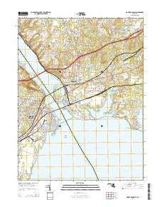 Havre De Grace Maryland Historical topographic map, 1:24000 scale, 7.5 X 7.5 Minute, Year 2014