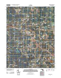 Hebron Maryland Historical topographic map, 1:24000 scale, 7.5 X 7.5 Minute, Year 2011