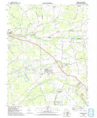 Hebron Maryland Historical topographic map, 1:24000 scale, 7.5 X 7.5 Minute, Year 1992