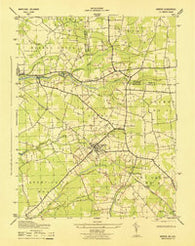 Hebron Maryland Historical topographic map, 1:31680 scale, 7.5 X 7.5 Minute, Year 1943