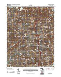 Hereford Maryland Historical topographic map, 1:24000 scale, 7.5 X 7.5 Minute, Year 2011