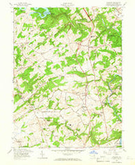 Hereford Maryland Historical topographic map, 1:24000 scale, 7.5 X 7.5 Minute, Year 1958