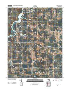 Hobbs Maryland Historical topographic map, 1:24000 scale, 7.5 X 7.5 Minute, Year 2011