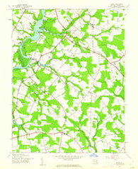 Hobbs Maryland Historical topographic map, 1:24000 scale, 7.5 X 7.5 Minute, Year 1944
