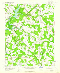 Hobbs Maryland Historical topographic map, 1:24000 scale, 7.5 X 7.5 Minute, Year 1944