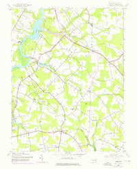 Hobbs Maryland Historical topographic map, 1:24000 scale, 7.5 X 7.5 Minute, Year 1944