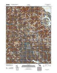 Hollywood Maryland Historical topographic map, 1:24000 scale, 7.5 X 7.5 Minute, Year 2011