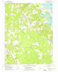 Hollywood Maryland Historical topographic map, 1:24000 scale, 7.5 X 7.5 Minute, Year 1963