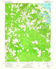 Hollywood Maryland Historical topographic map, 1:24000 scale, 7.5 X 7.5 Minute, Year 1963