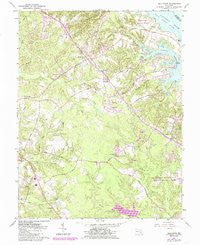 Hollywood Maryland Historical topographic map, 1:24000 scale, 7.5 X 7.5 Minute, Year 1963