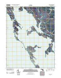 Honga Maryland Historical topographic map, 1:24000 scale, 7.5 X 7.5 Minute, Year 2011