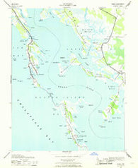 Honga Maryland Historical topographic map, 1:24000 scale, 7.5 X 7.5 Minute, Year 1942