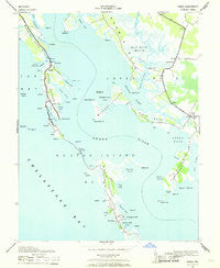 Honga Maryland Historical topographic map, 1:24000 scale, 7.5 X 7.5 Minute, Year 1942