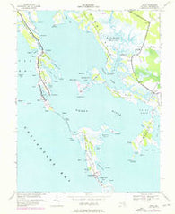 Honga Maryland Historical topographic map, 1:24000 scale, 7.5 X 7.5 Minute, Year 1942