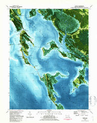 Honga Maryland Historical topographic map, 1:24000 scale, 7.5 X 7.5 Minute, Year 1984