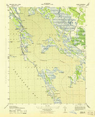 Honga Maryland Historical topographic map, 1:31680 scale, 7.5 X 7.5 Minute, Year 1943