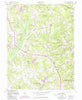 Hughesville Maryland Historical topographic map, 1:24000 scale, 7.5 X 7.5 Minute, Year 1956