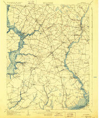 Hurlock Maryland Historical topographic map, 1:62500 scale, 15 X 15 Minute, Year 1905