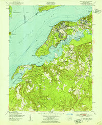 Indian Head Maryland Historical topographic map, 1:24000 scale, 7.5 X 7.5 Minute, Year 1951