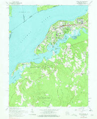 Indian Head Maryland Historical topographic map, 1:24000 scale, 7.5 X 7.5 Minute, Year 1966