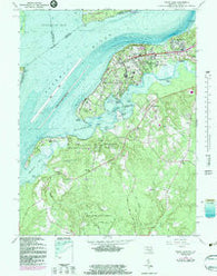 Indian Head Maryland Historical topographic map, 1:24000 scale, 7.5 X 7.5 Minute, Year 1966