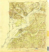 Indian Head Maryland Historical topographic map, 1:62500 scale, 15 X 15 Minute, Year 1925