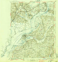 Indian Head Maryland Historical topographic map, 1:62500 scale, 15 X 15 Minute, Year 1925