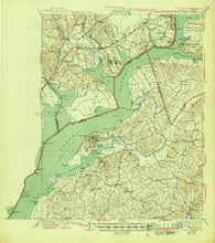 Indian Head Maryland Historical topographic map, 1:62500 scale, 15 X 15 Minute, Year 1925