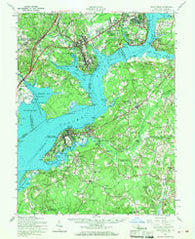 Indian Head Maryland Historical topographic map, 1:62500 scale, 15 X 15 Minute, Year 1956