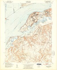 Indian Head Maryland Historical topographic map, 1:24000 scale, 7.5 X 7.5 Minute, Year 1951