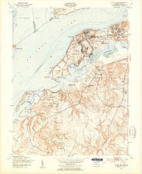 Indian Head Maryland Historical topographic map, 1:24000 scale, 7.5 X 7.5 Minute, Year 1951