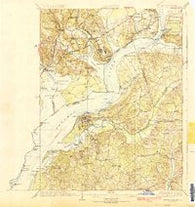 Indian Head Maryland Historical topographic map, 1:62500 scale, 15 X 15 Minute, Year 1925
