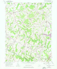 Jarrettsville Maryland Historical topographic map, 1:24000 scale, 7.5 X 7.5 Minute, Year 1956