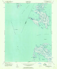 Kedges Straits Maryland Historical topographic map, 1:24000 scale, 7.5 X 7.5 Minute, Year 1942