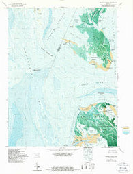 Kedges Straits Maryland Historical topographic map, 1:24000 scale, 7.5 X 7.5 Minute, Year 1972