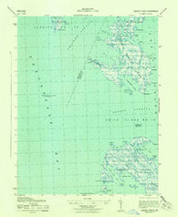 Kedges Straits Maryland Historical topographic map, 1:31680 scale, 7.5 X 7.5 Minute, Year 1943