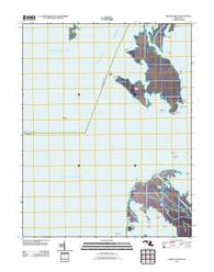 Kedges Straits Maryland Historical topographic map, 1:24000 scale, 7.5 X 7.5 Minute, Year 2011