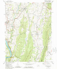 Keedysville Maryland Historical topographic map, 1:24000 scale, 7.5 X 7.5 Minute, Year 1978