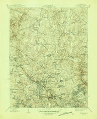 Kensington Maryland Historical topographic map, 1:31680 scale, 7.5 X 7.5 Minute, Year 1945