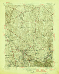 Kensington Maryland Historical topographic map, 1:31680 scale, 7.5 X 7.5 Minute, Year 1945